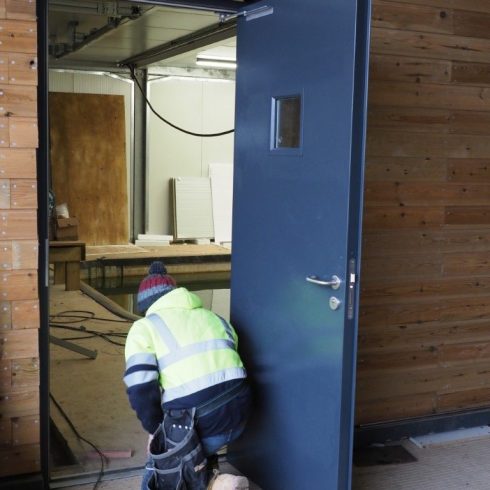 Fitting doors